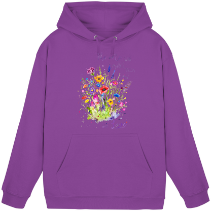 Muttertagsgeschenk - Blumen mit  Spruch - Basic Unisex Hoodie