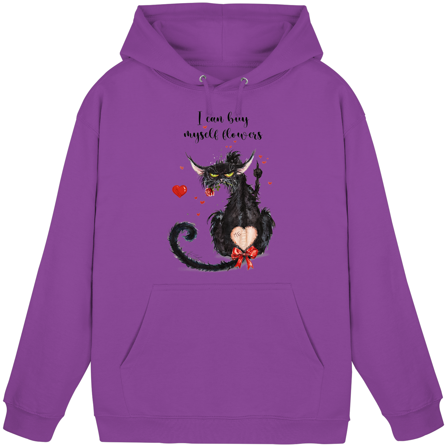 Feministische Valentins - F**U-Cat  - Basic Unisex Hoodie