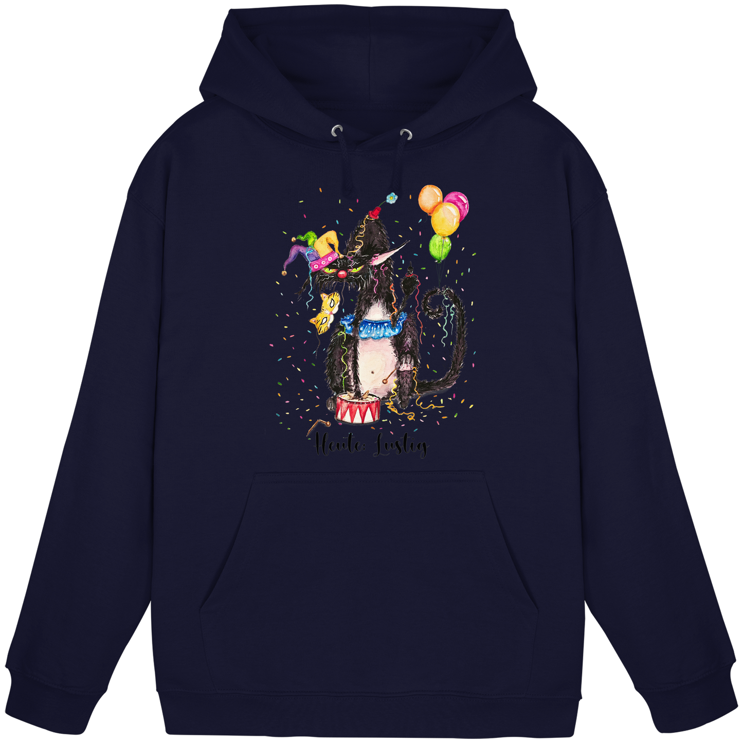Lustige F*U-Cat  - Basic Unisex Hoodie