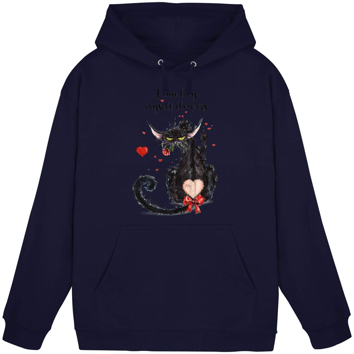 Feministische Valentins - F**U-Cat  - Basic Unisex Hoodie