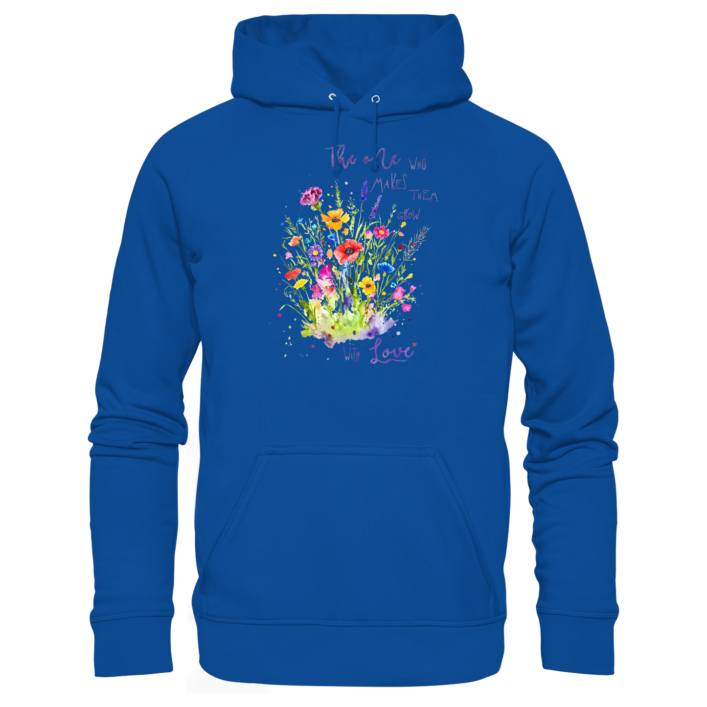 Muttertagsgeschenk - Blumen mit  Spruch - Basic Unisex Hoodie