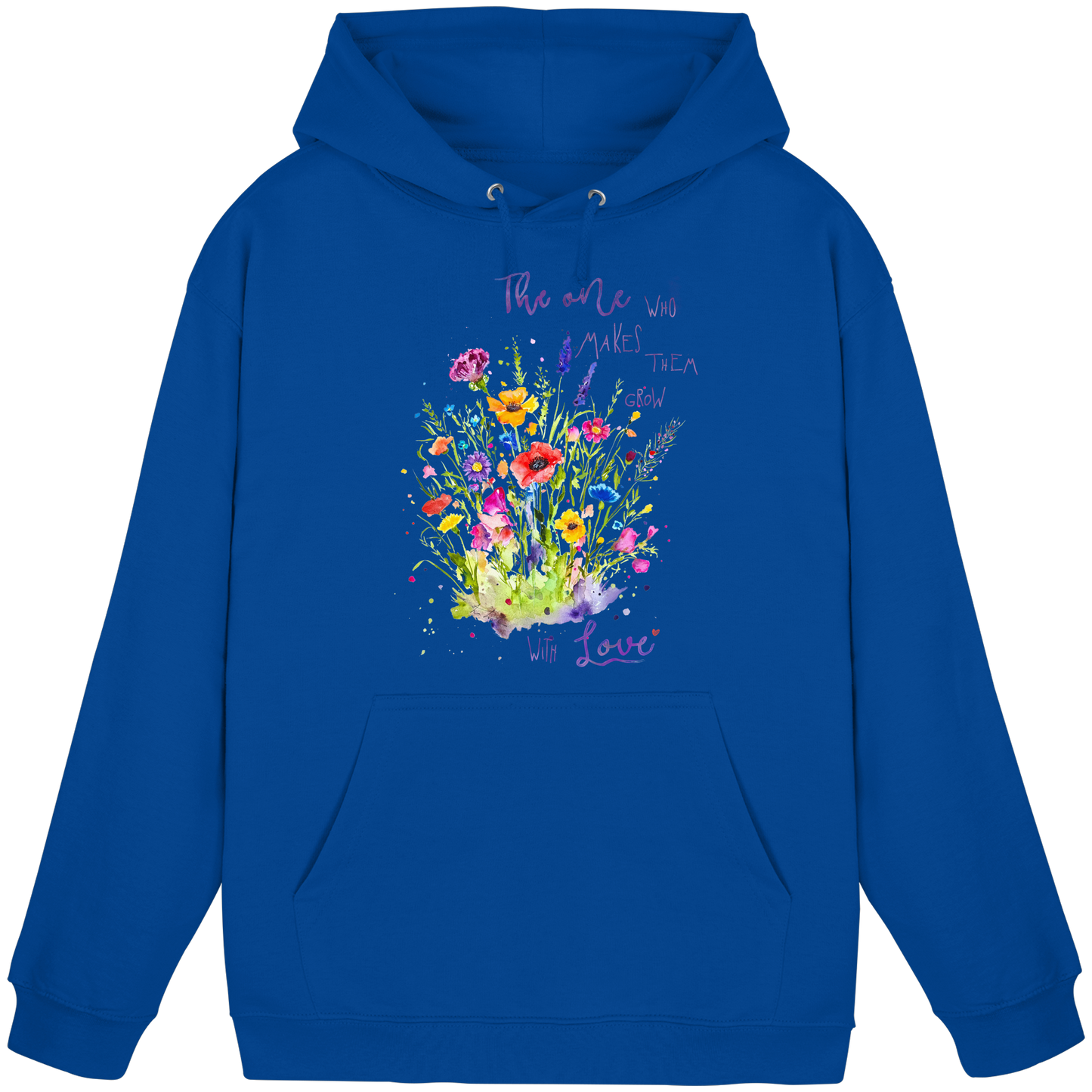 Muttertagsgeschenk - Blumen mit  Spruch - Basic Unisex Hoodie