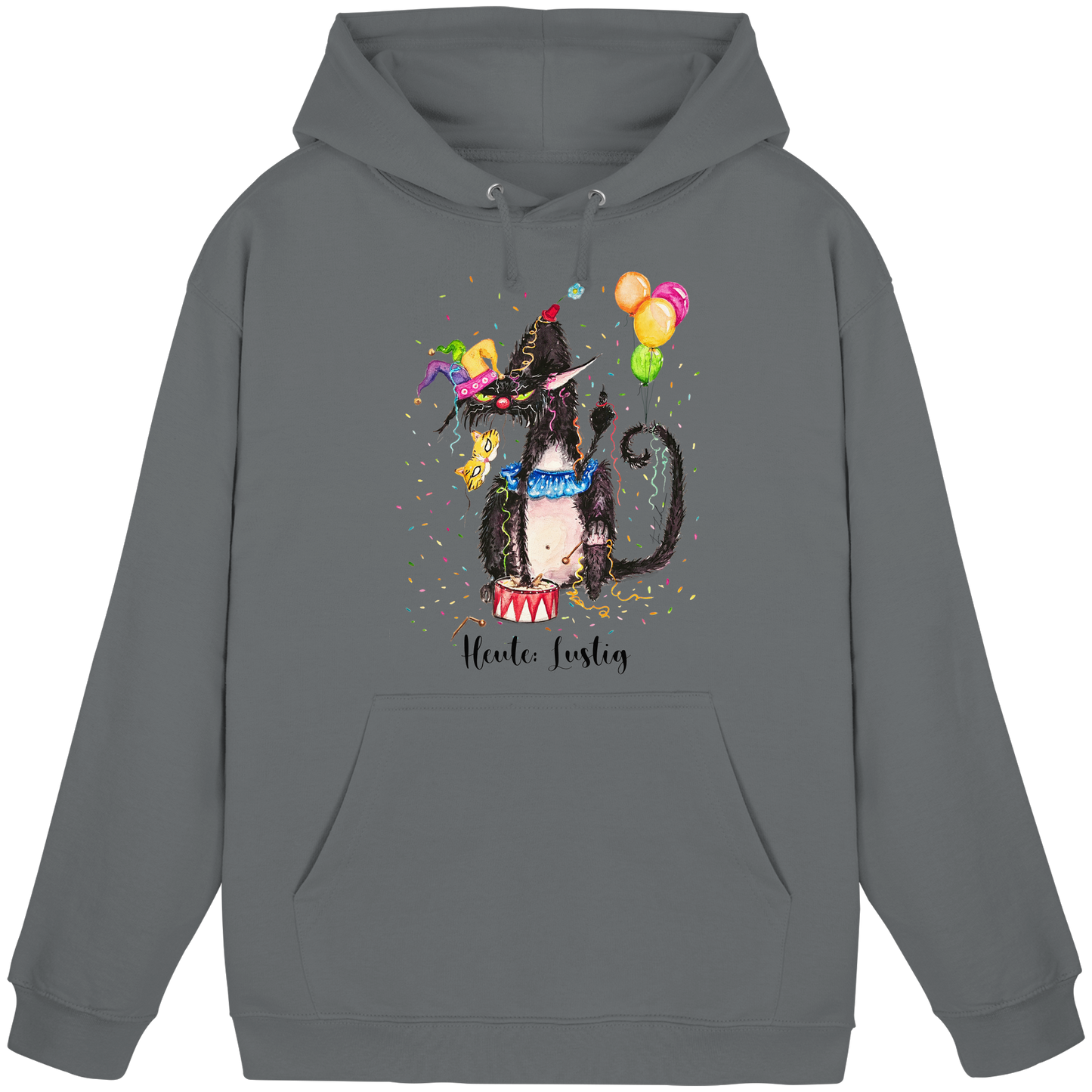 Lustige F*U-Cat  - Basic Unisex Hoodie