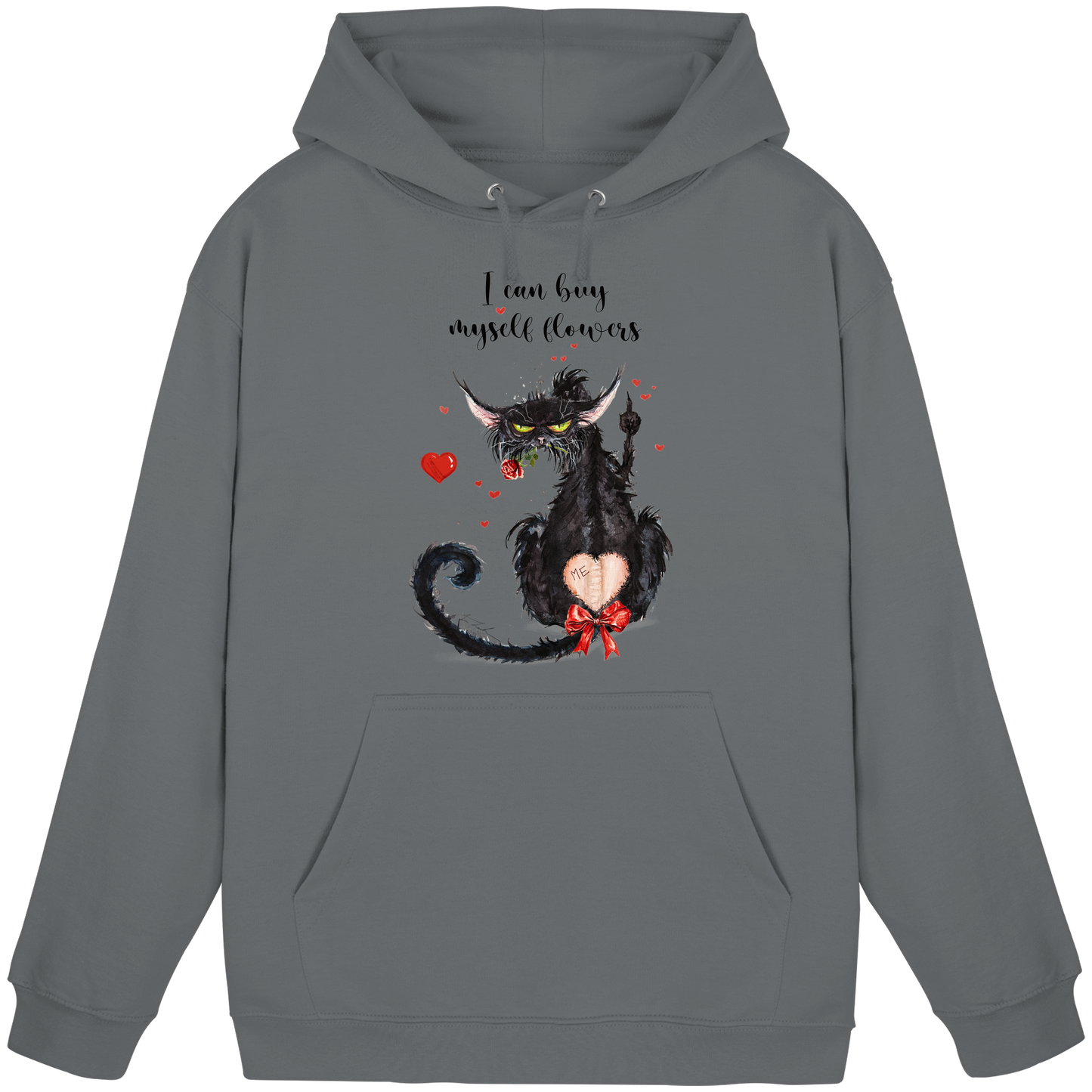 Feministische Valentins - F**U-Cat  - Basic Unisex Hoodie