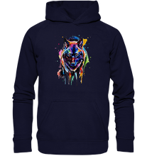 Lade das Bild in den Galerie-Viewer, Bunter schwarzer Wolf - Basic Unisex Hoodie XL
