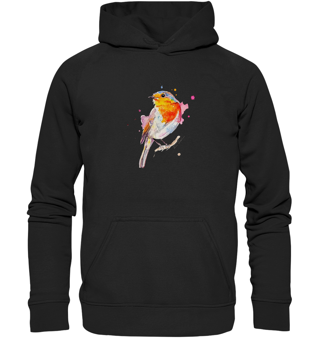 Buntes Rotkehlchen - Basic Unisex Hoodie XL