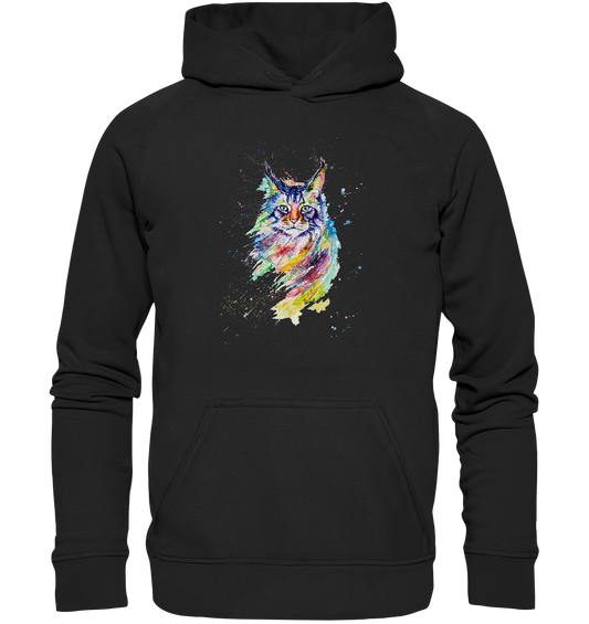 Bunte Katze - Basic Unisex Hoodie XL