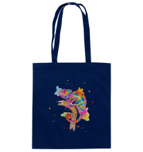 Lade das Bild in den Galerie-Viewer, Buntes Chamäleon  - Baumwolltasche
