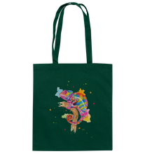 Lade das Bild in den Galerie-Viewer, Buntes Chamäleon  - Baumwolltasche
