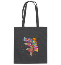 Lade das Bild in den Galerie-Viewer, Buntes Chamäleon  - Baumwolltasche
