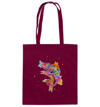 Lade das Bild in den Galerie-Viewer, Buntes Chamäleon  - Baumwolltasche
