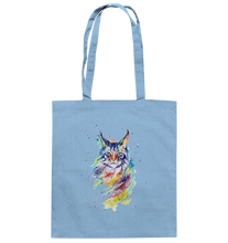 Lade das Bild in den Galerie-Viewer, Bunte Katze - Baumwolltasche
