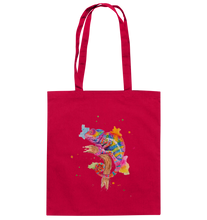 Lade das Bild in den Galerie-Viewer, Buntes Chamäleon  - Baumwolltasche
