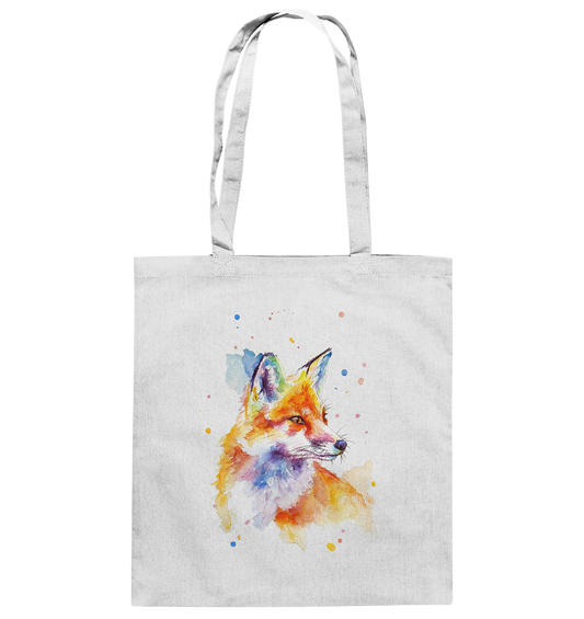 Bunter Fuchs - Baumwolltasche