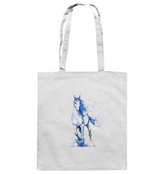 Blaues Einhorn - Baumwolltasche