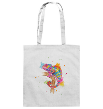 Lade das Bild in den Galerie-Viewer, Buntes Chamäleon  - Baumwolltasche
