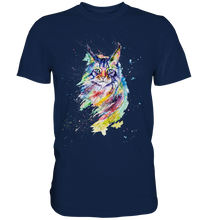 Lade das Bild in den Galerie-Viewer, Bunte Katze - Classic Shirt
