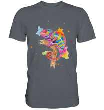 Lade das Bild in den Galerie-Viewer, Buntes Chamäleon  - Classic Shirt
