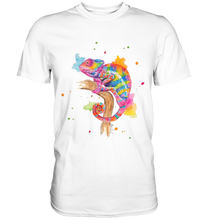 Lade das Bild in den Galerie-Viewer, Buntes Chamäleon  - Classic Shirt
