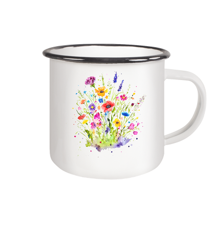Besonderes Geschenk für Lehrer:innen und Erzieher:innen - Emaille Tasse (Black)