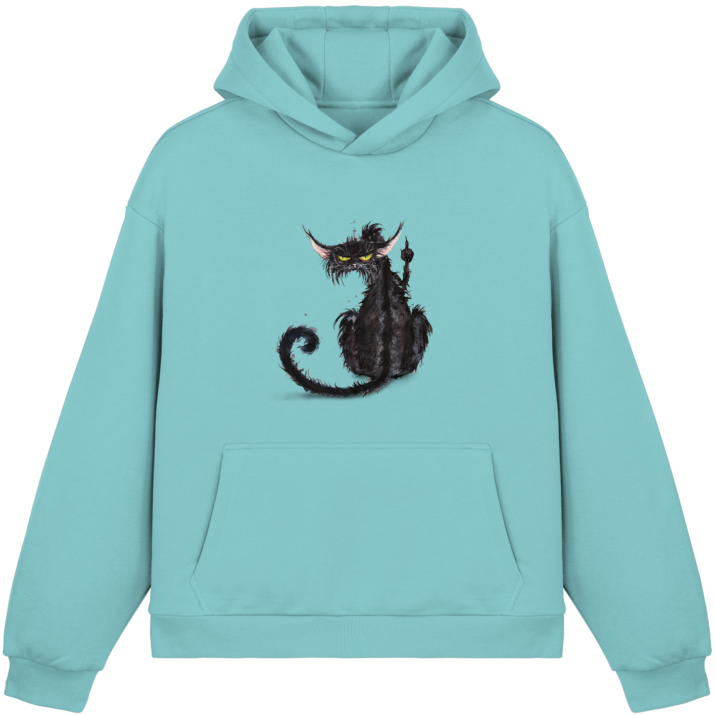 F*U-Cat - Fluffy Boxcut Hoodie