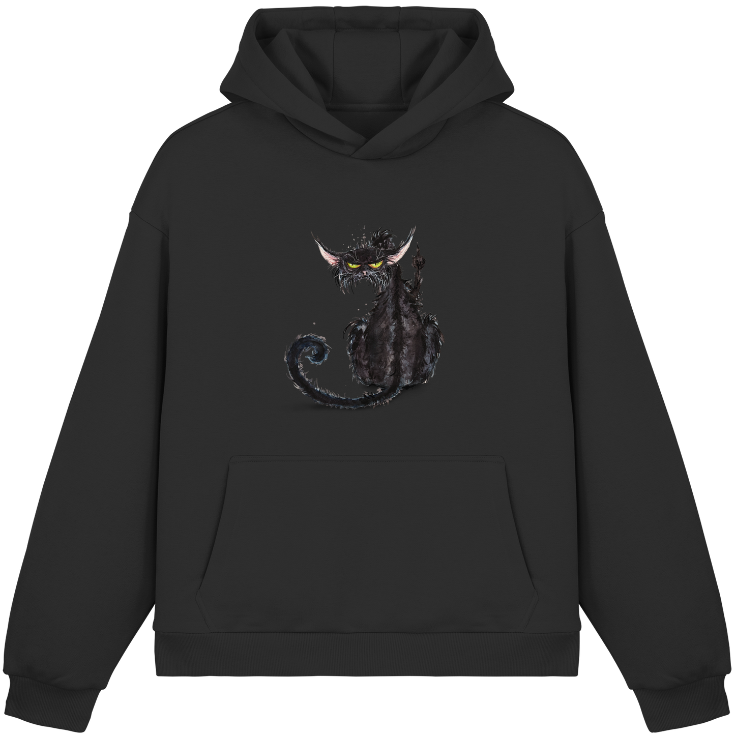 F*U-Cat - Fluffy Boxcut Hoodie