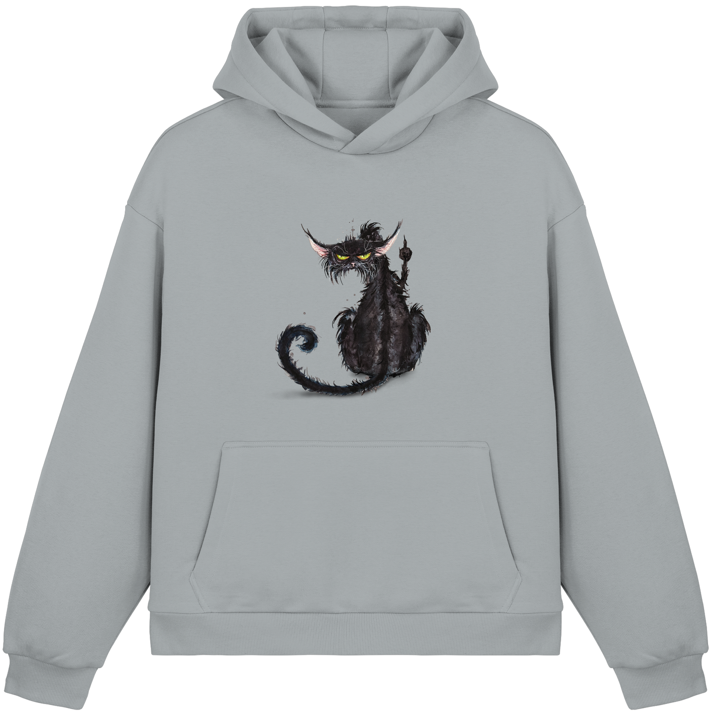 F*U-Cat - Fluffy Boxcut Hoodie