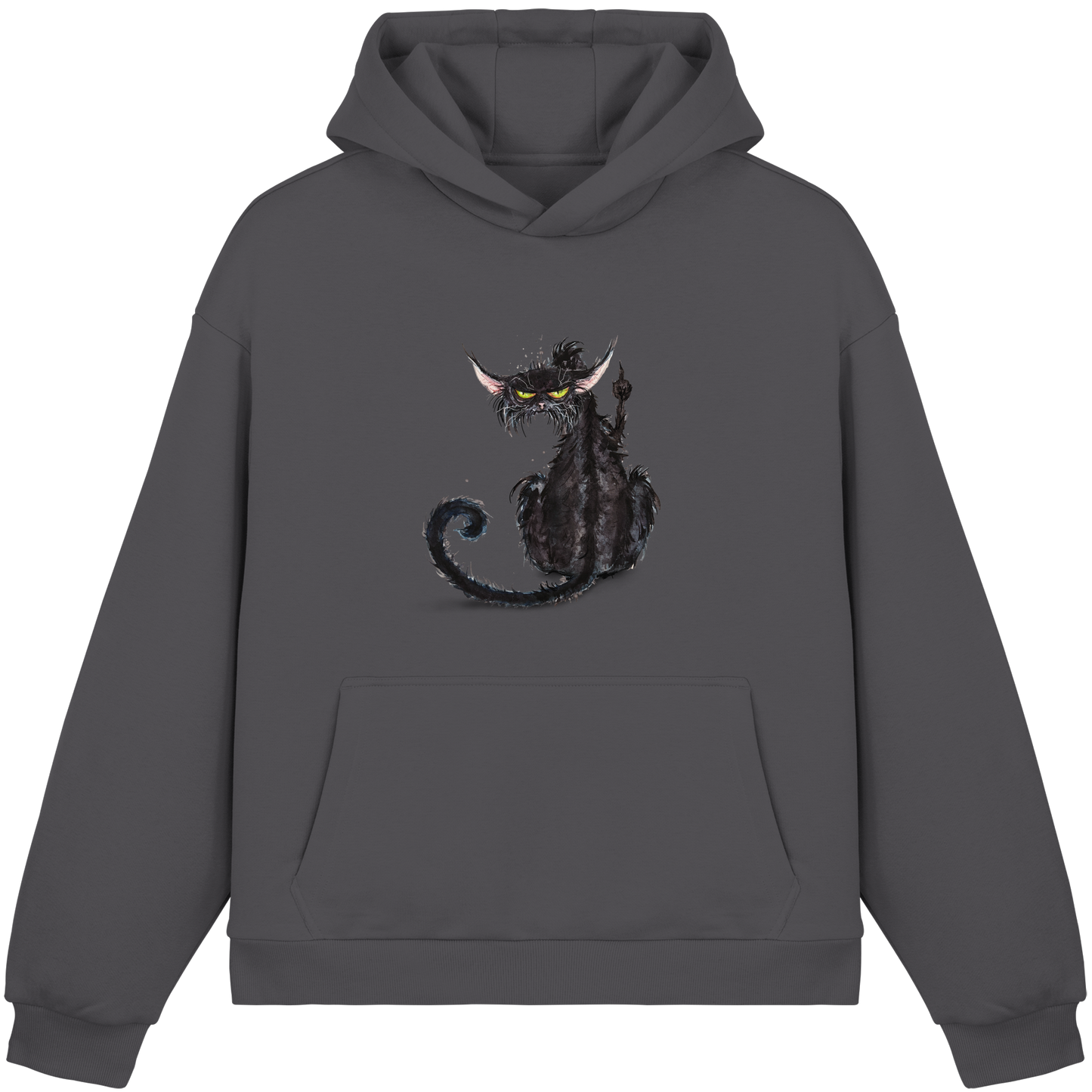 F*U-Cat - Fluffy Boxcut Hoodie