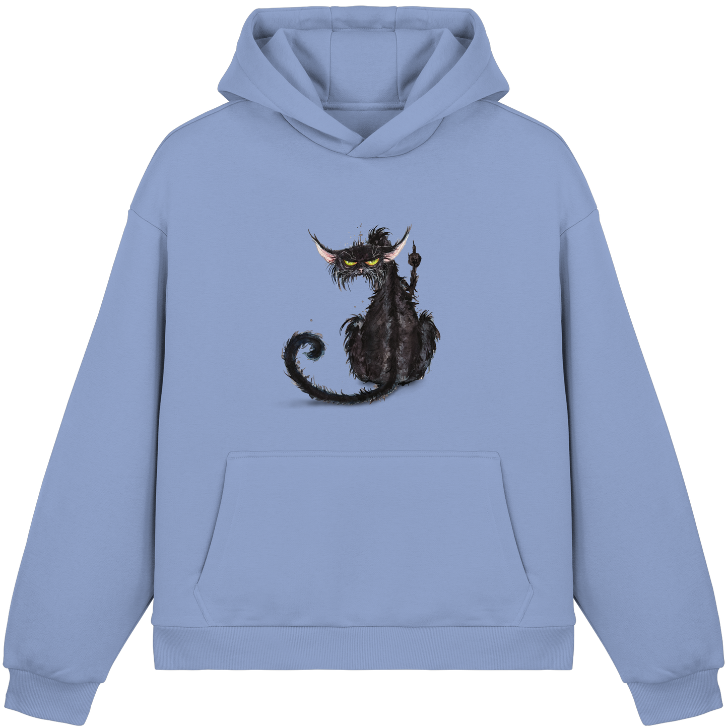 F*U-Cat - Fluffy Boxcut Hoodie