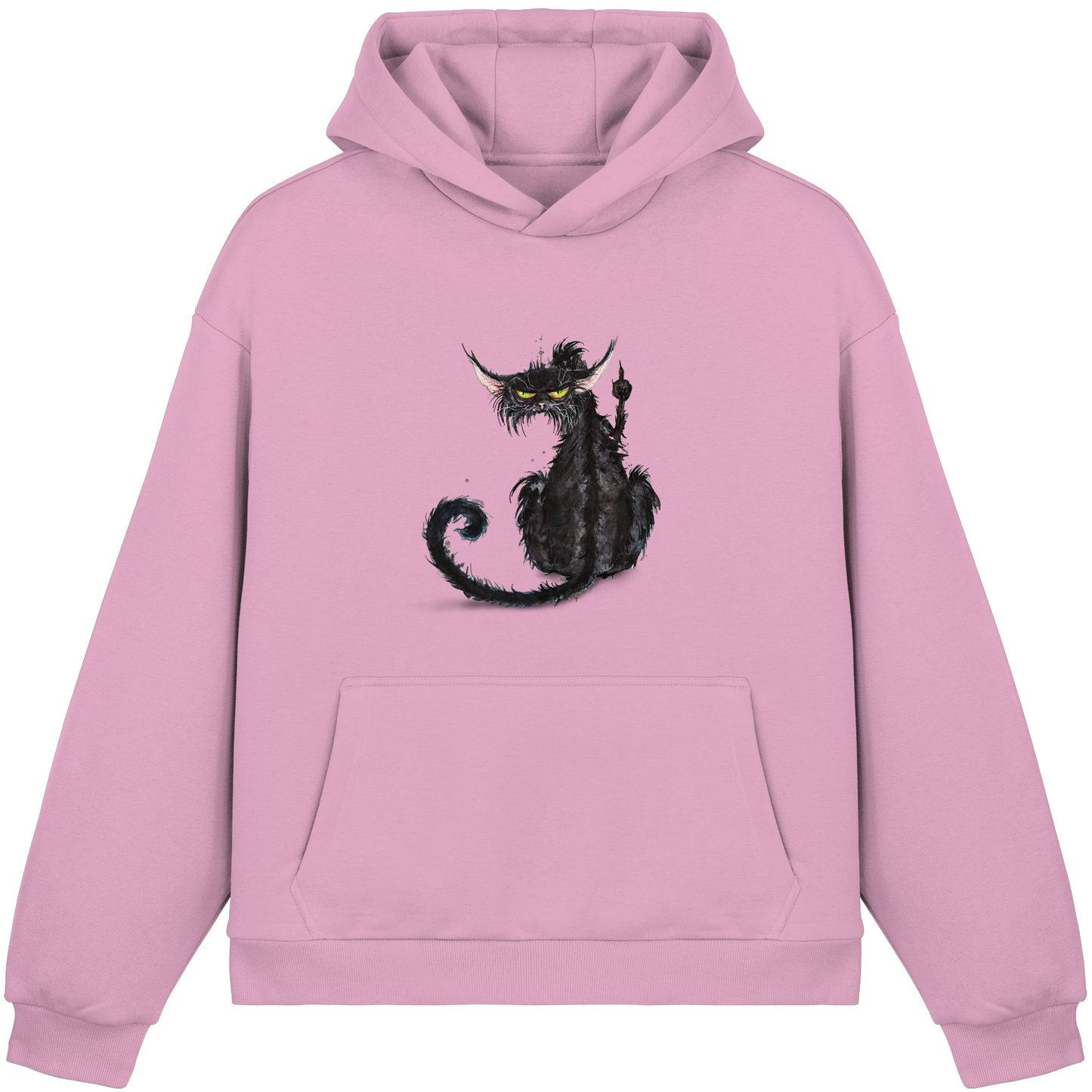 F*U-Cat - Fluffy Boxcut Hoodie