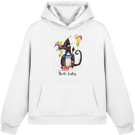 Lustige F*U-Cat  - Fluffy Boxcut Hoodie