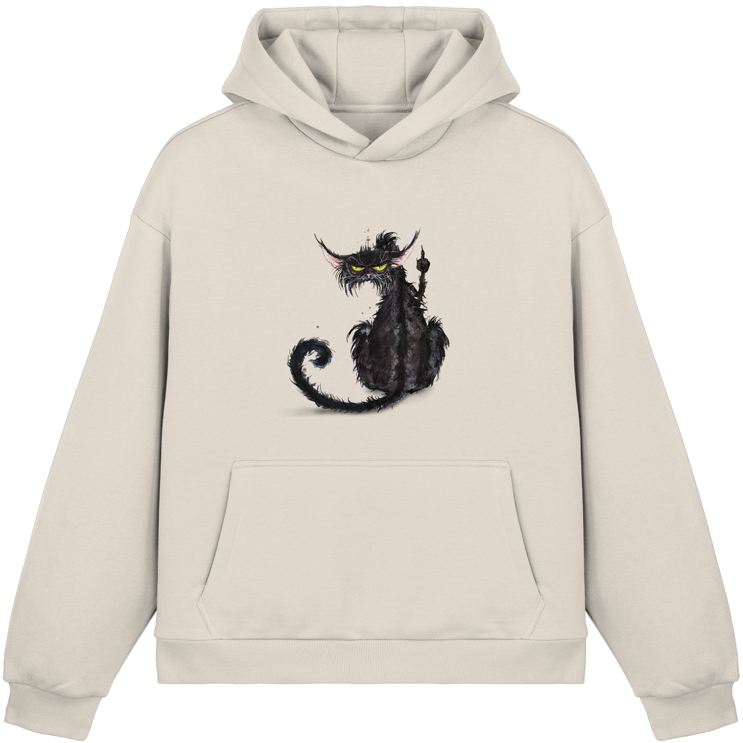 F*U-Cat - Fluffy Boxcut Hoodie