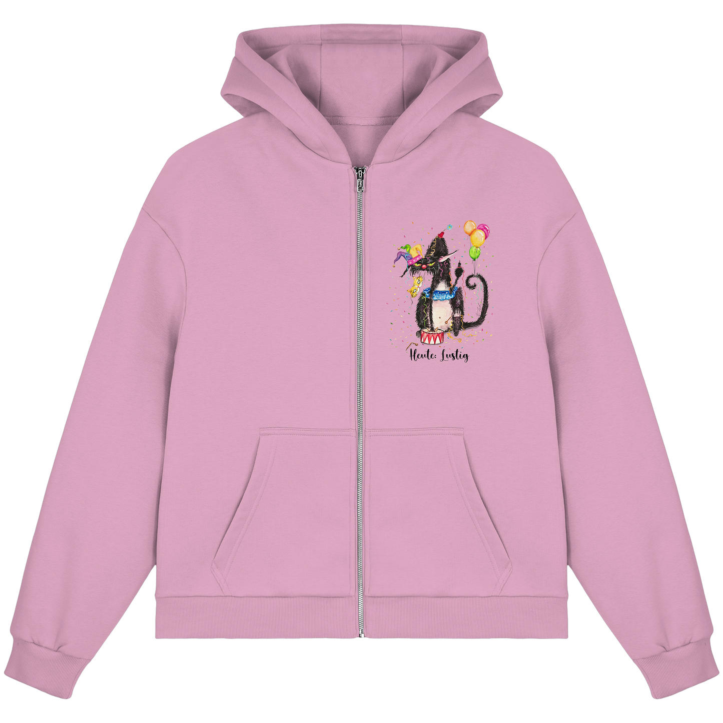 Lustige F*U-Cat  - Fluffy Boxcut Zipper
