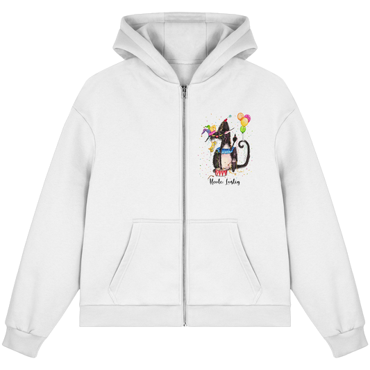 Lustige F*U-Cat  - Fluffy Boxcut Zipper