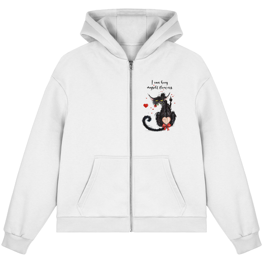 Feministische Valentins - F**U-Cat  - Fluffy Boxcut Zipper