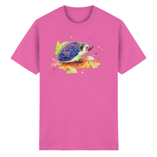 Motiv farbenfroher Igel - Heavy Cotton T-Shirt