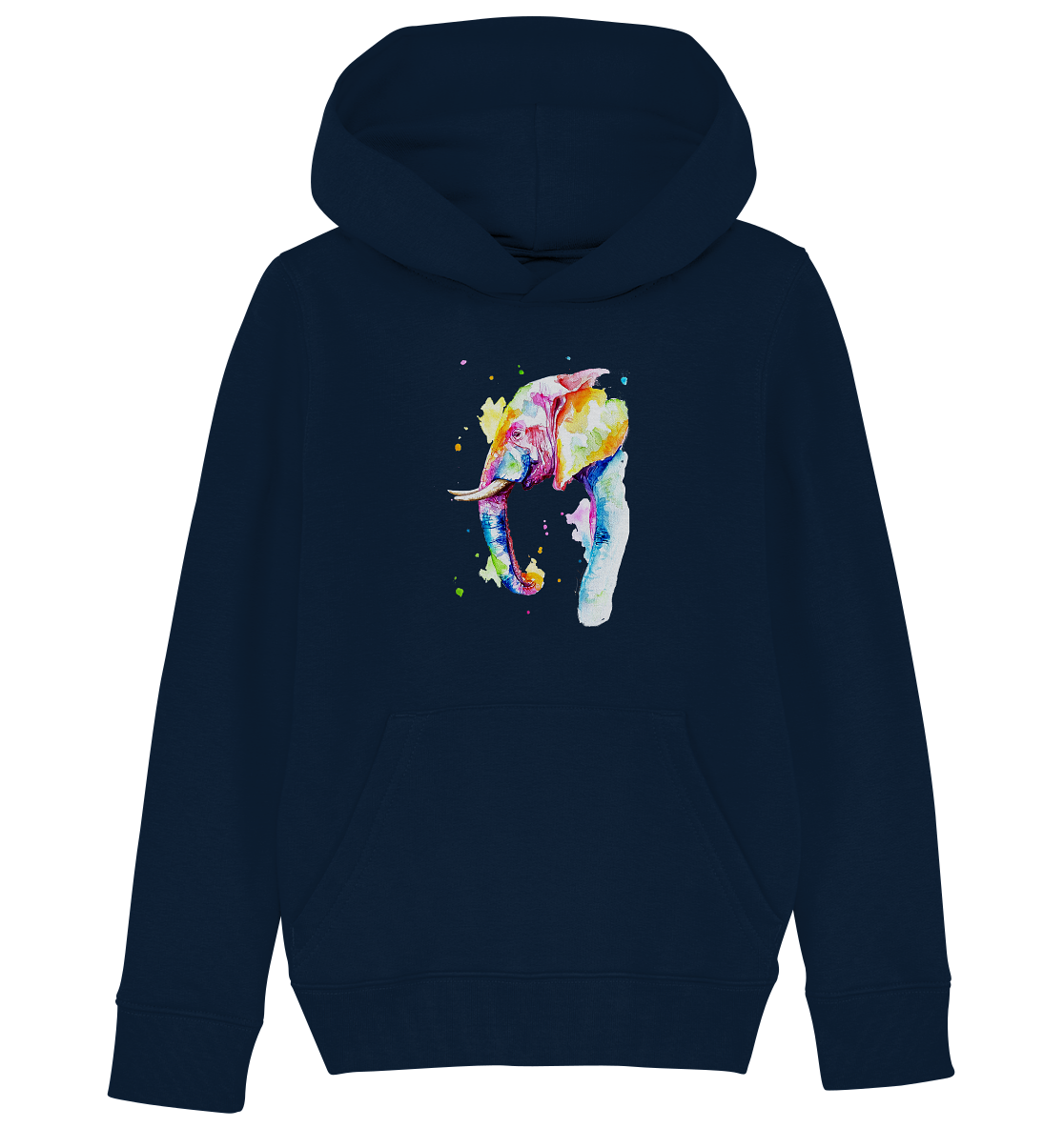 Bunter Elefant - Kids Organic Hoodie