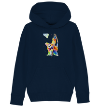 Lade das Bild in den Galerie-Viewer, Buntes Faultier - Kids Organic Hoodie
