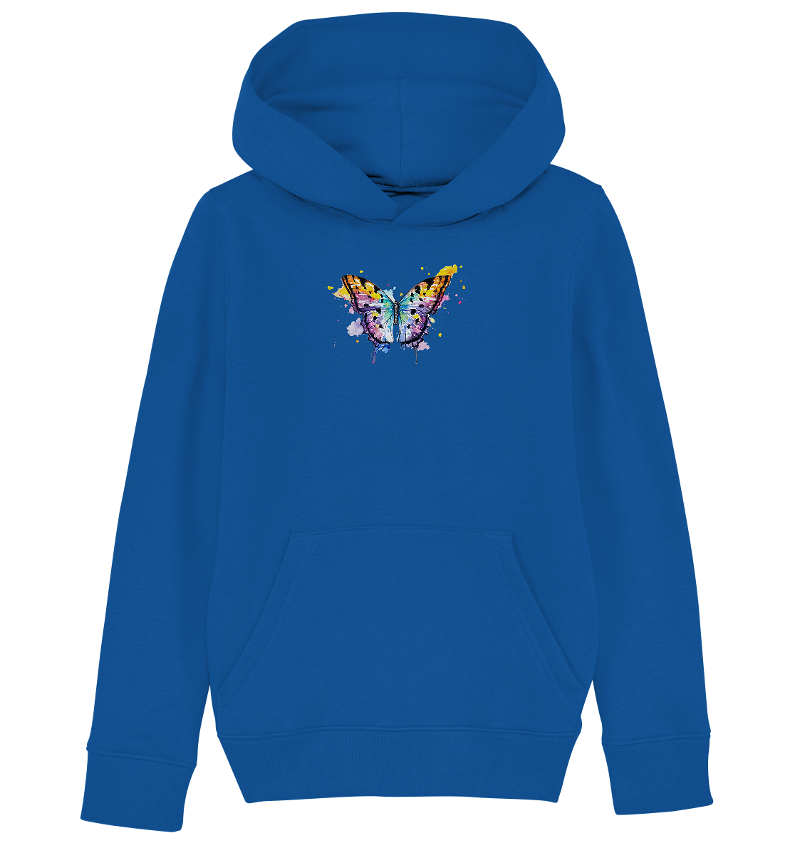 Bunter Schmetterling - Kids Organic Hoodie