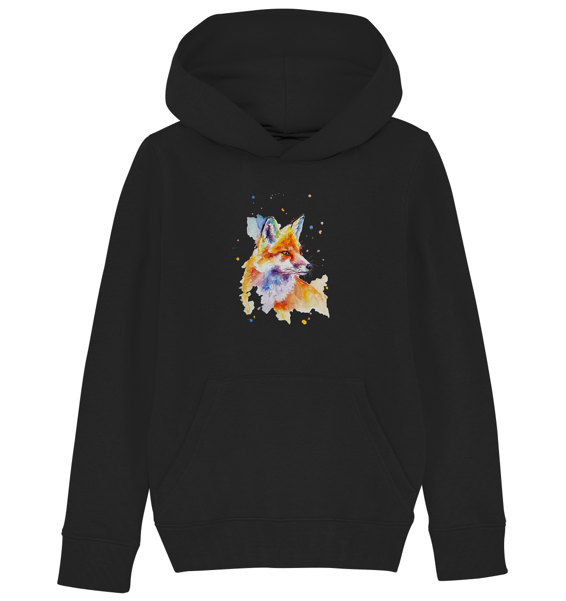 Bunter Fuchs - Kids Organic Hoodie