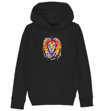 Lade das Bild in den Galerie-Viewer, Bunter Löwe - Kids Organic Hoodie
