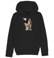 Lade das Bild in den Galerie-Viewer, Buntes Faultier - Kids Organic Hoodie
