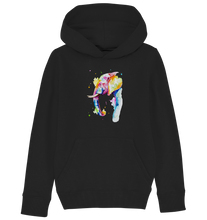 Lade das Bild in den Galerie-Viewer, Bunter Elefant - Kids Organic Hoodie
