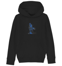 Lade das Bild in den Galerie-Viewer, Blaues Einhorn - Kids Organic Hoodie

