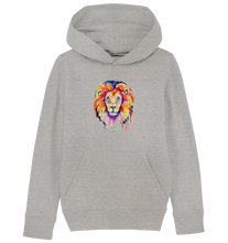 Lade das Bild in den Galerie-Viewer, Bunter Löwe - Kids Organic Hoodie
