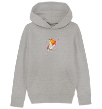 Lade das Bild in den Galerie-Viewer, Buntes Rotkehlchen - Kids Organic Hoodie

