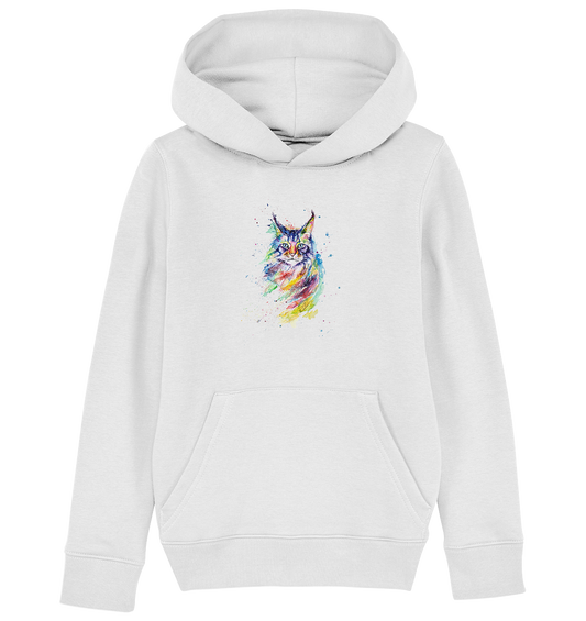 Bunte Katze - Kids Organic Hoodie
