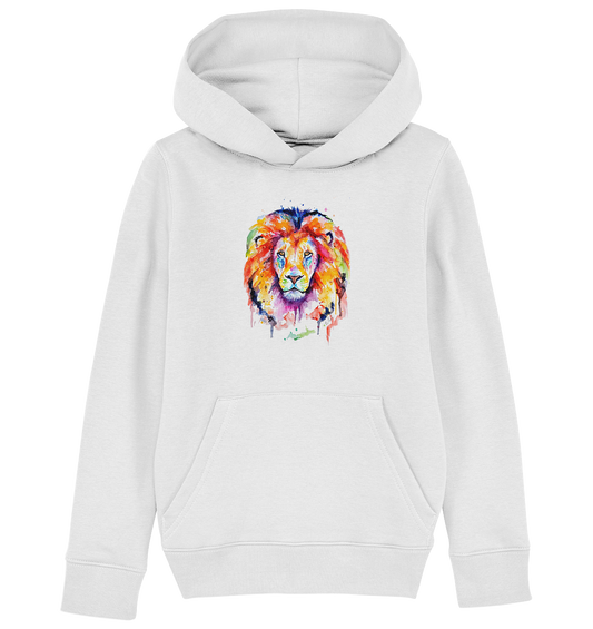 Bunter Löwe - Kids Organic Hoodie