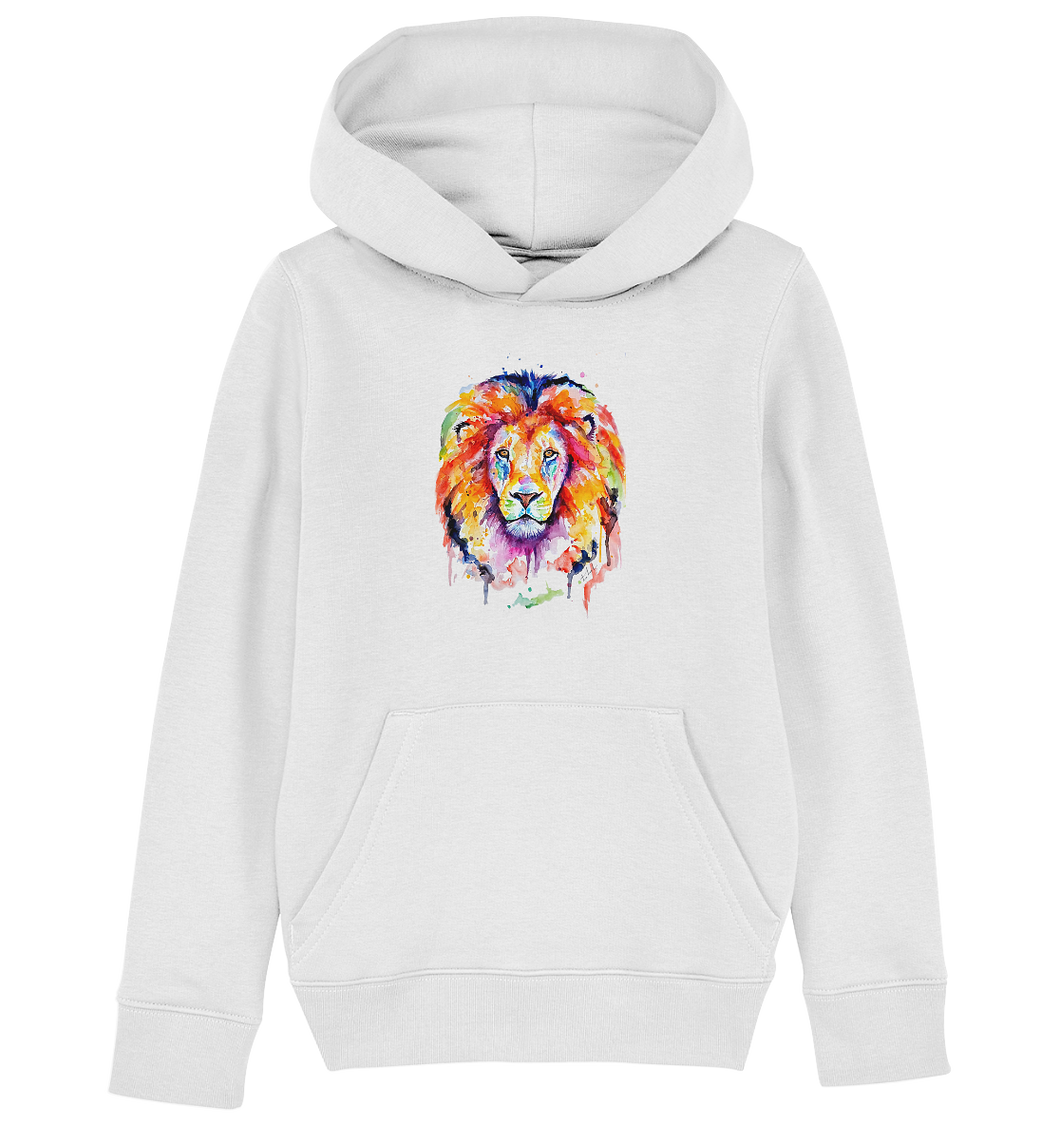 Bunter Löwe - Kids Organic Hoodie