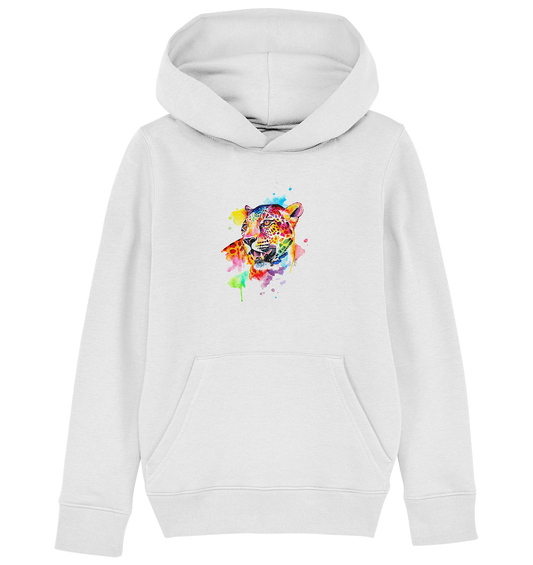 Bunter Leopard  - Kids Organic Hoodie